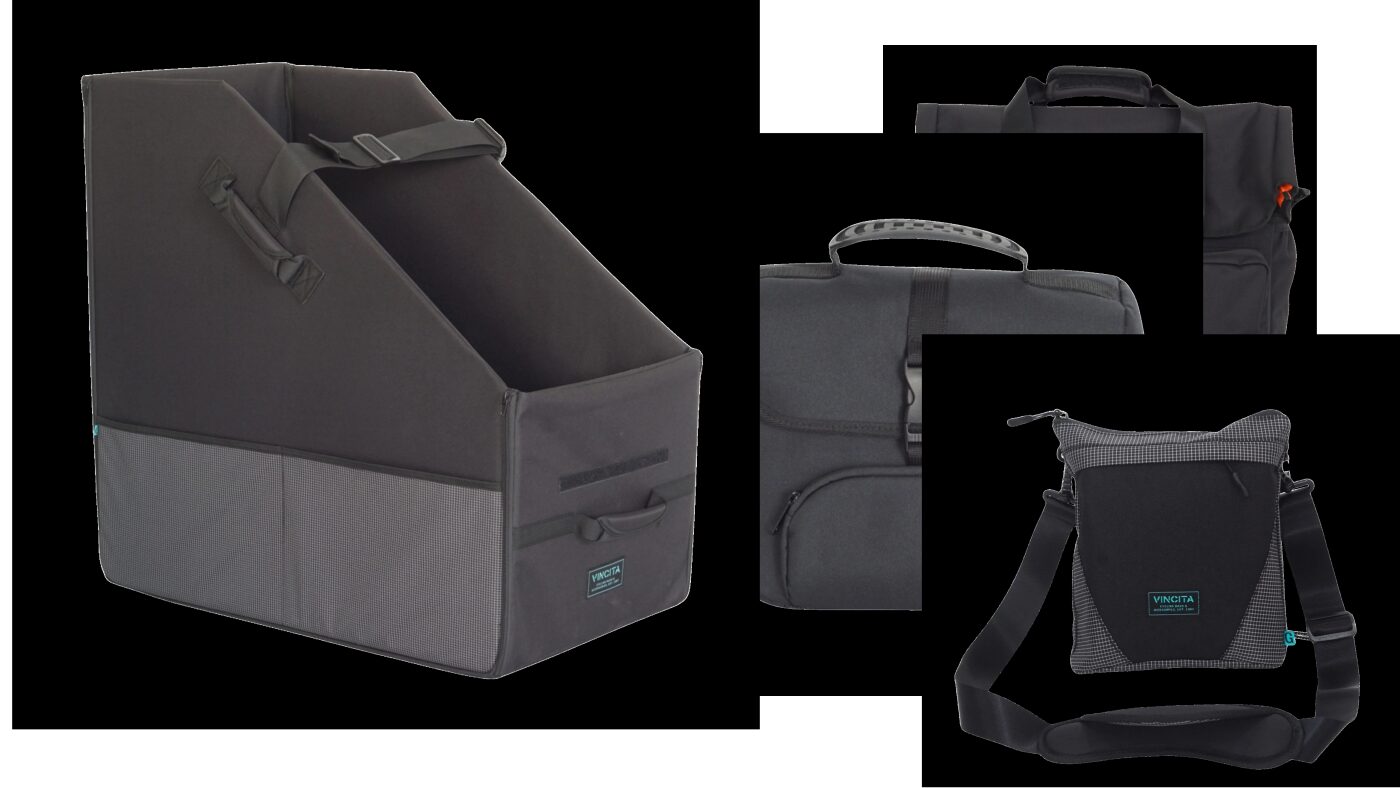 Vincita bags and storage box for the MAX